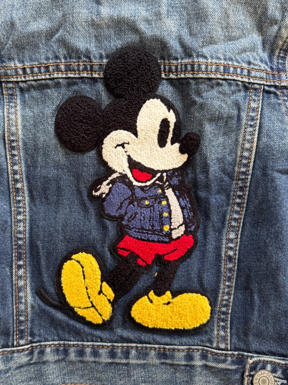 NWT Baby Gap x Disney Denim Jacket, size 2 year toddler